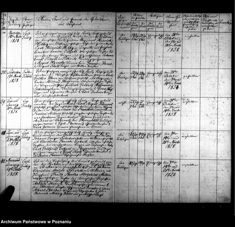 Obraz 14 z jednostki "Duplikat der Getrauten, Gebornen u. Verstorbenen"