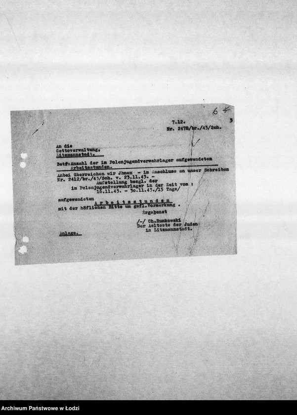 Obraz 9 z jednostki "[Korespondencja PSŻ w różnych sprawach]"