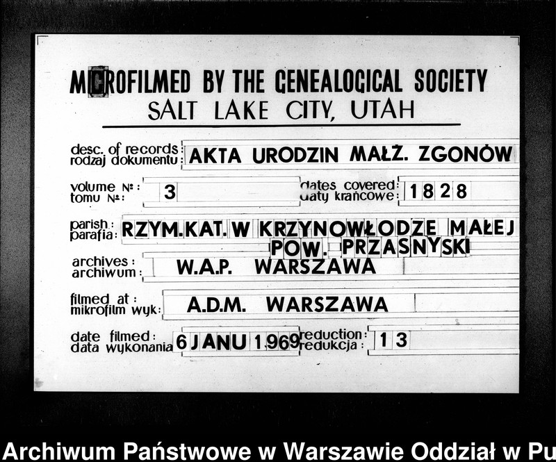 image.from.unit.number "Akta urodzeń, małżeństw i zgonów"