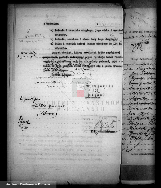 Obraz 12 z jednostki "Rozrachunek z gminą Nakło odnośnie rozparcelowanych obszarów dworskich Trzeciewnica i Koziagóra oraz części majątku Dębowo i Chrząstowo powiatu wyrzyskiego"