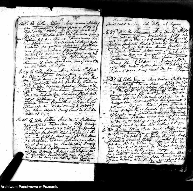Obraz 13 z jednostki "Metrica copulatorum, baptisatorum, mortuorum"