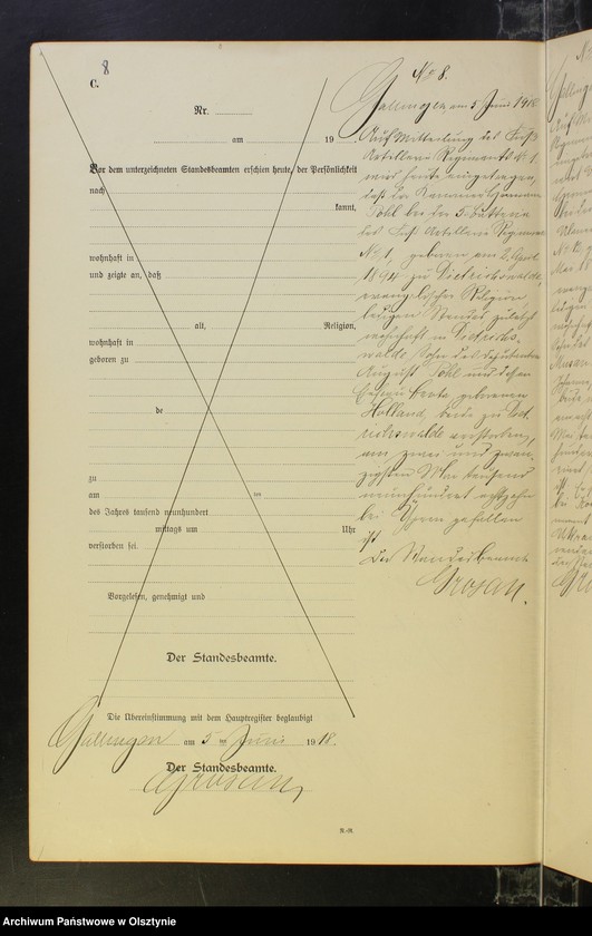 image.from.unit.number "Sterbe-Neben-Register Nr 1 - 40 [ Księga zgonów - wtóropis ]"