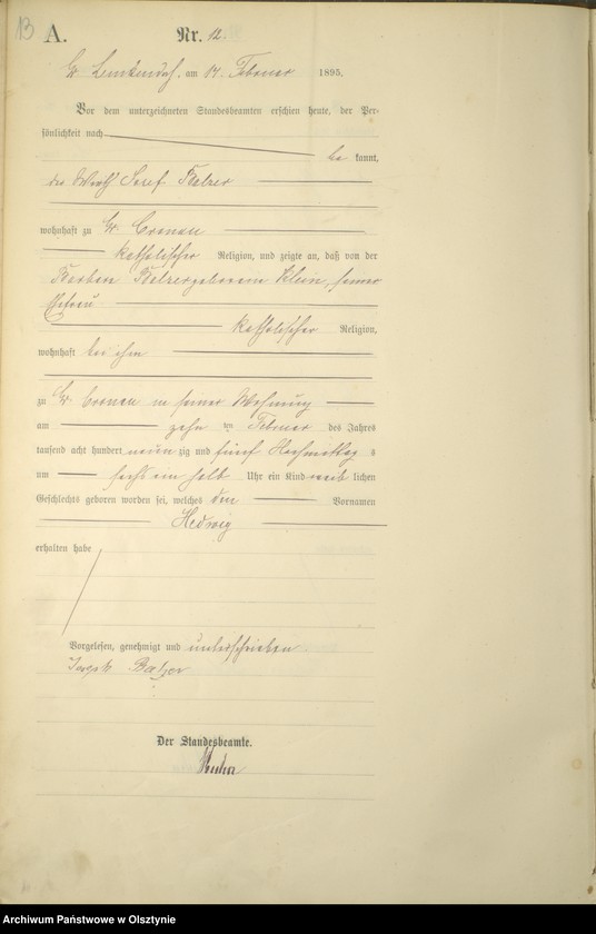 image.from.unit.number "Geburts-Haupt-Register Nr 1 - 77"