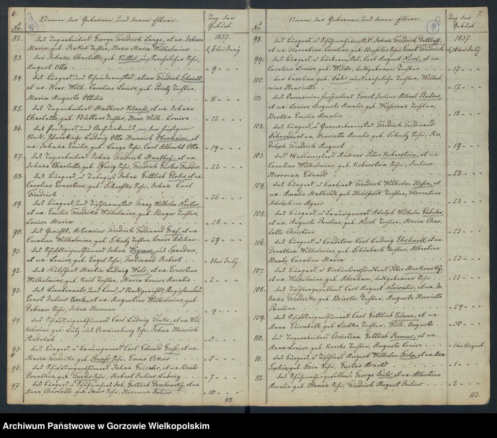 image.from.unit.number "Duplikate der Hauptkirche zu Landsberg an der Warthe (zawiera też księgi zgonów Konkordienkirche z lat 1837-1839)"