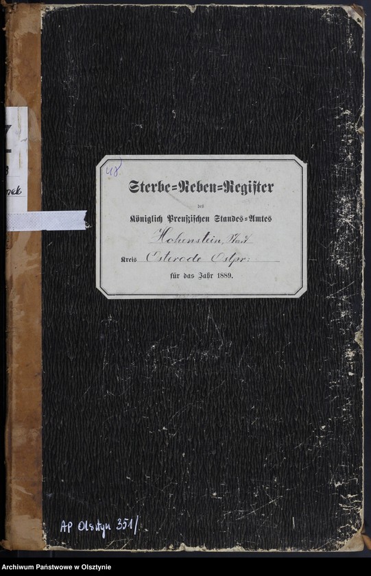 image.from.unit.number "Sterbe-Neben-Register Nr 1 - 79"