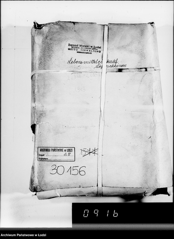 Obraz 4 z jednostki "Lebensmitteleinkauf, Aufträge, Lieferscheinen und Rechnungen 20832-20856 [Dostawa warzyw do Getta]"