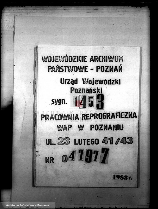 Obraz 1 z jednostki "Administracja miasta Rostarzewa"