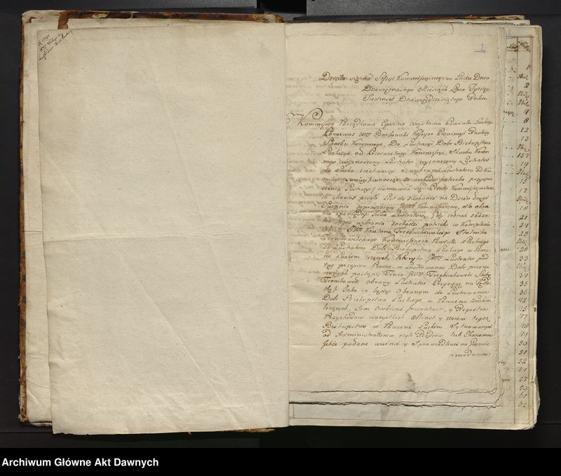 image.from.unit.number "Juramenty lustratorów dóbr biskupstwa łuckiego, series artykułów i opisan w tym Dziele znajduiących się, lustracja dóbr biskupstwa łuckiego, skargi, petycje i supliki w sprawie ucisku, sumariusz intraty dóbr biskupstwa łuckiego, wójtostwo torczyńskie w woj. wołyńskim."