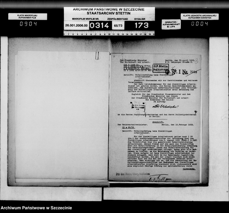 Obraz 5 z jednostki "Die Freiwiligen Arbeitsdienst - Landhilfe, vol. I"