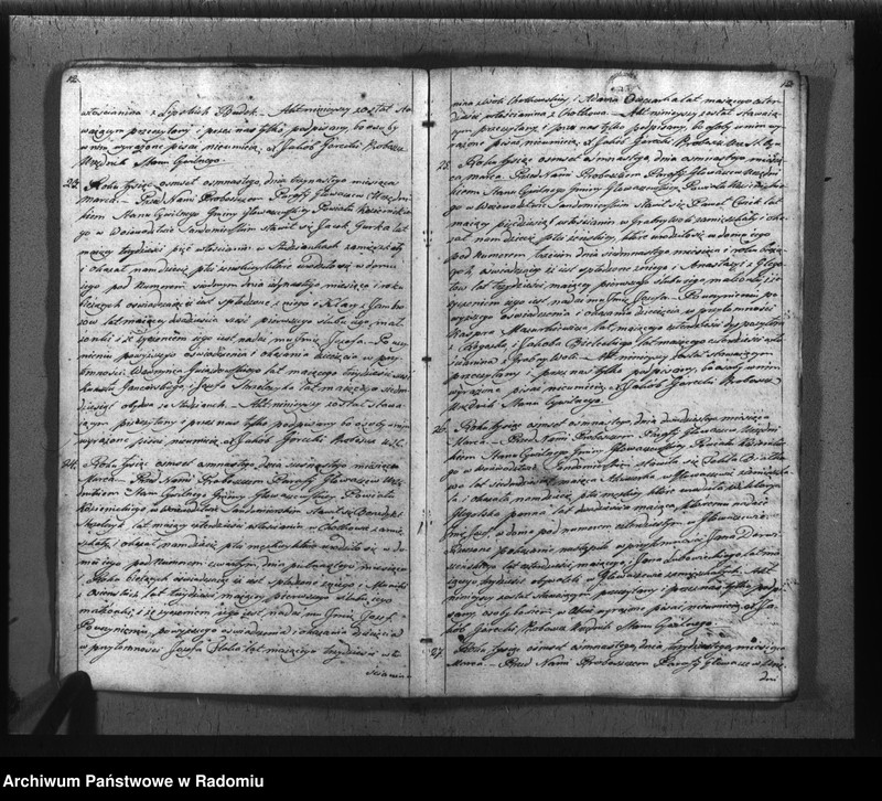 image.from.unit.number "Księga akt cywilnych gminy Głowaczew na rok 1818"