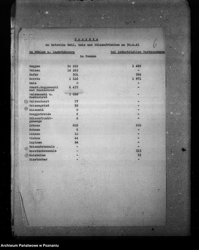 Obraz 10 z jednostki "Statystyka zapasów różnych zbóż i roślin"