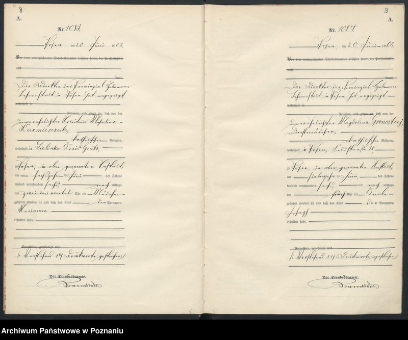 Obraz 7 z jednostki "Księga miejscowa urodzeń"