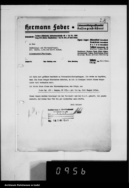 Obraz 6 z jednostki "[Korespondencja z urzędami, instytucjami i firmami]. Lit.Fa-Fy."