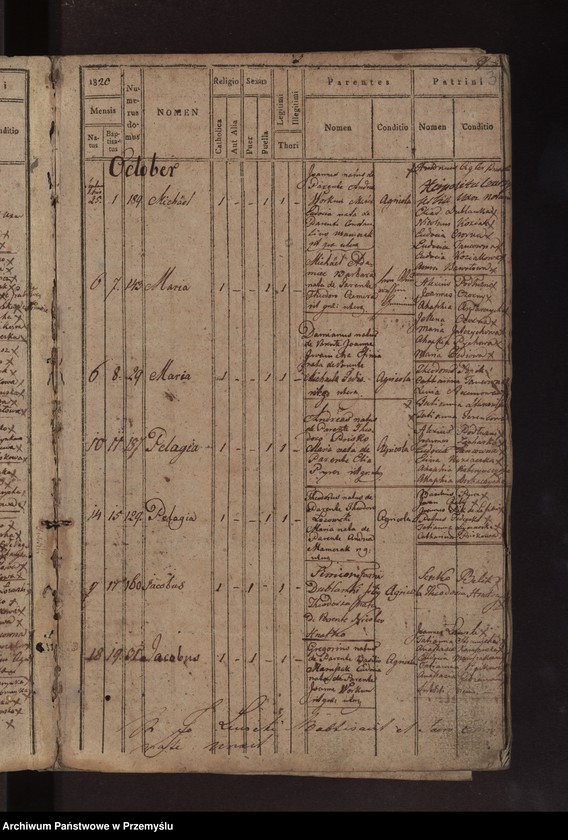 Obraz 6 z jednostki "Księga metrykalna urodzonych: Łazy, Duńkowice"