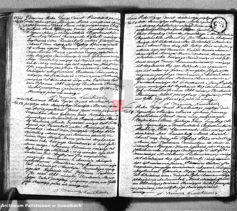 image.from.unit.number "Akta urzędnika stanu cywilnego gminy i parafij sereyskiey urodzonych od dnia 1-go stycznia 1825 do ostatniego grudnia tegoż roku"
