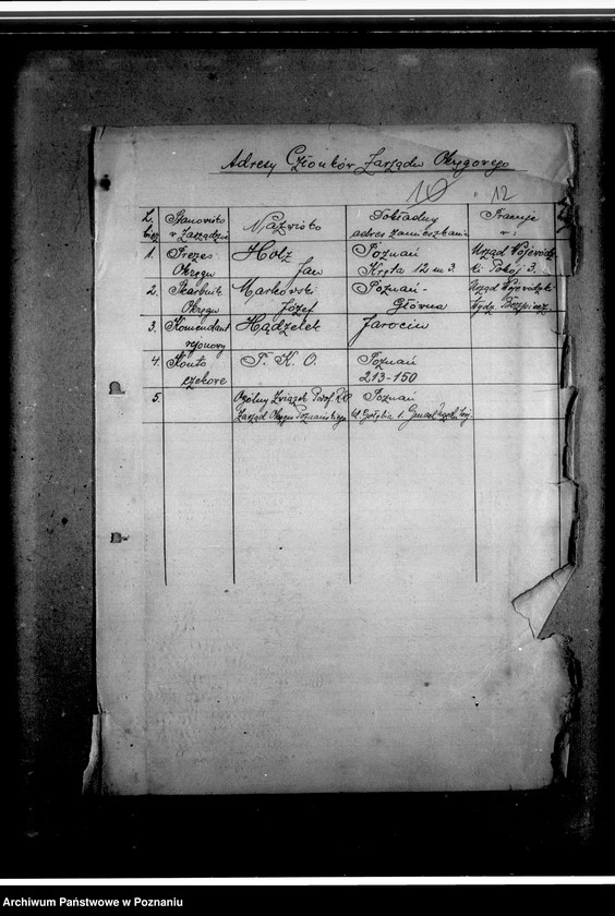 Obraz 16 z jednostki "Korespondencja Związku- Koło w Środzie dotycząca ewidencji członków, zaproszenia, komunikaty zawiadamiające o zebraniach, poświadczenia o przynależności. Karty przedstawionych do odznaczeń"