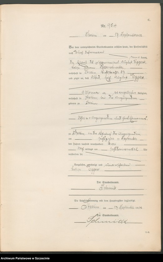 image.from.unit.number "Sterbe-Register (Neben-Register) Band III"
