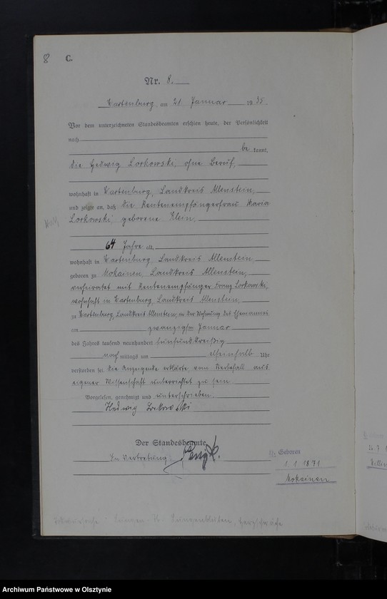 image.from.unit.number "Sterbe-Haupt-Register Nr 1 - 111"