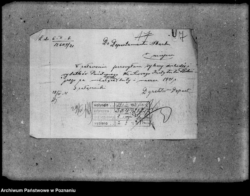 Obraz 13 z jednostki "Sprawozdania rachunkowe; rok 1920/21"