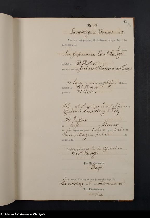 image.from.unit.number "Sterbe-Neben-Register Nr 1 - 101"