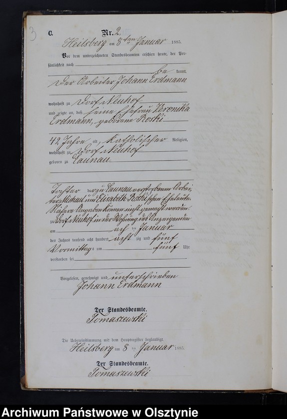 image.from.unit.number "Sterbe-Neben-Register Nr 1 - 109"