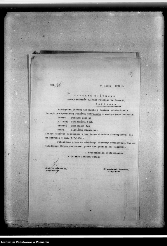 image.from.unit.number "Sprawy personalne i organizacyjne - korespondencja, ewidencja członków, organizacja, zaproszenia, skład zarządu"