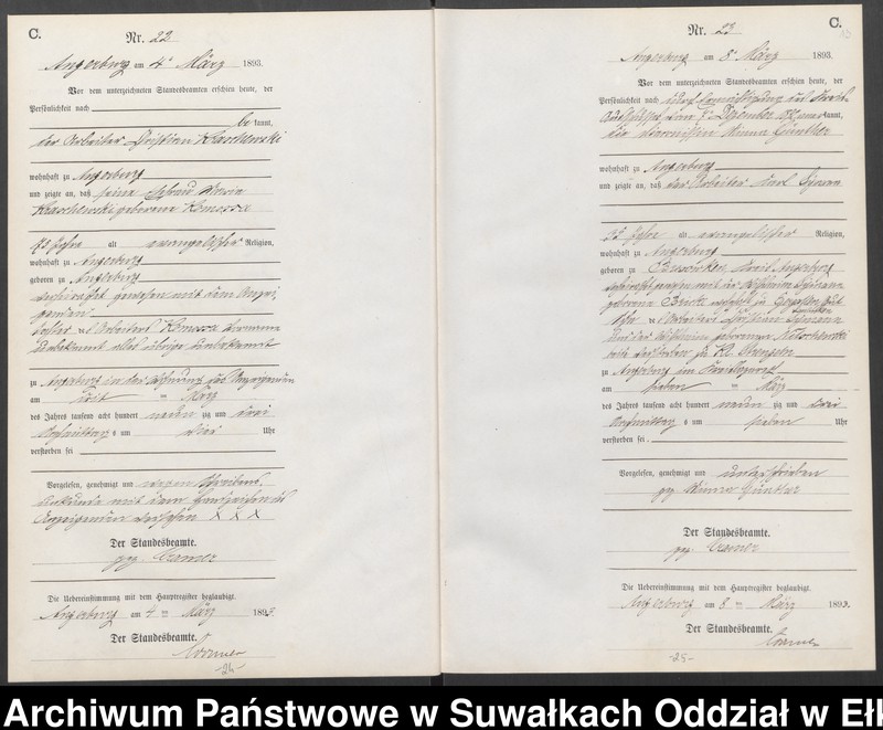 image.from.unit.number "Sterbe-Neben-Register des Preussischen Standes-Amtes Angerburg Kreis Angerburg"