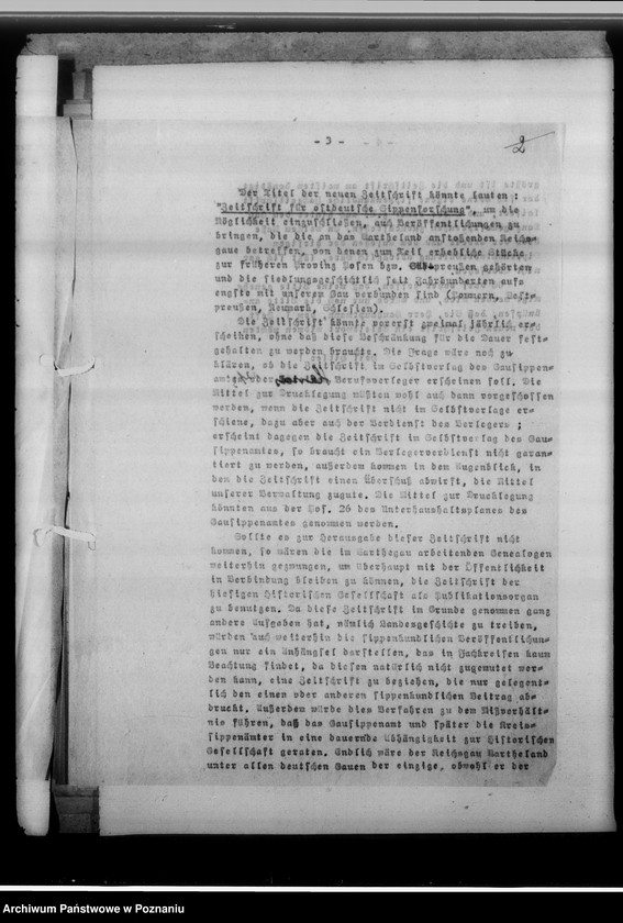 Obraz 6 z jednostki "[Korespondencja w sprawie wydawnictwa pod tytułem: Zeitschrift für ostdeutsche Sippenforschung]"