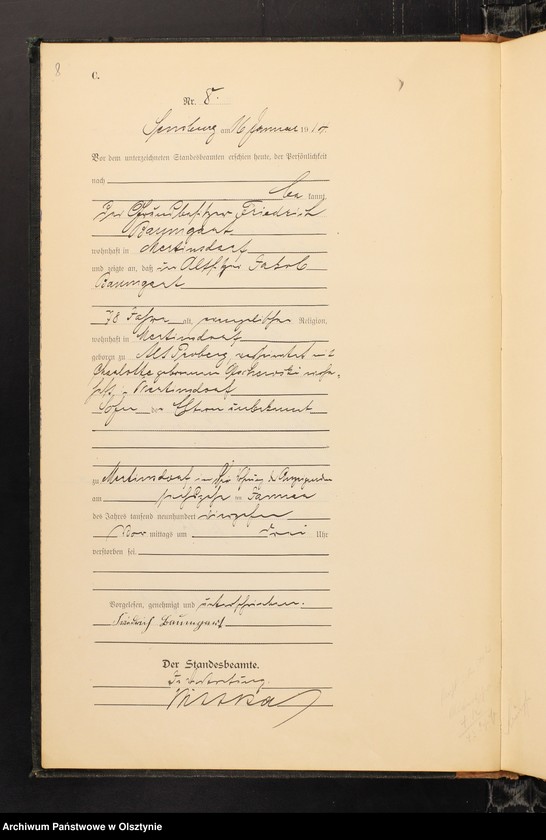 image.from.unit.number "Sterbe-Haupt-Register Nr 1 -207"