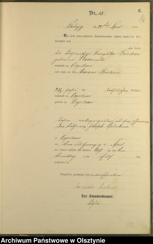 image.from.unit.number "Sterbe-Haupt-Register Nr 1 - 37"