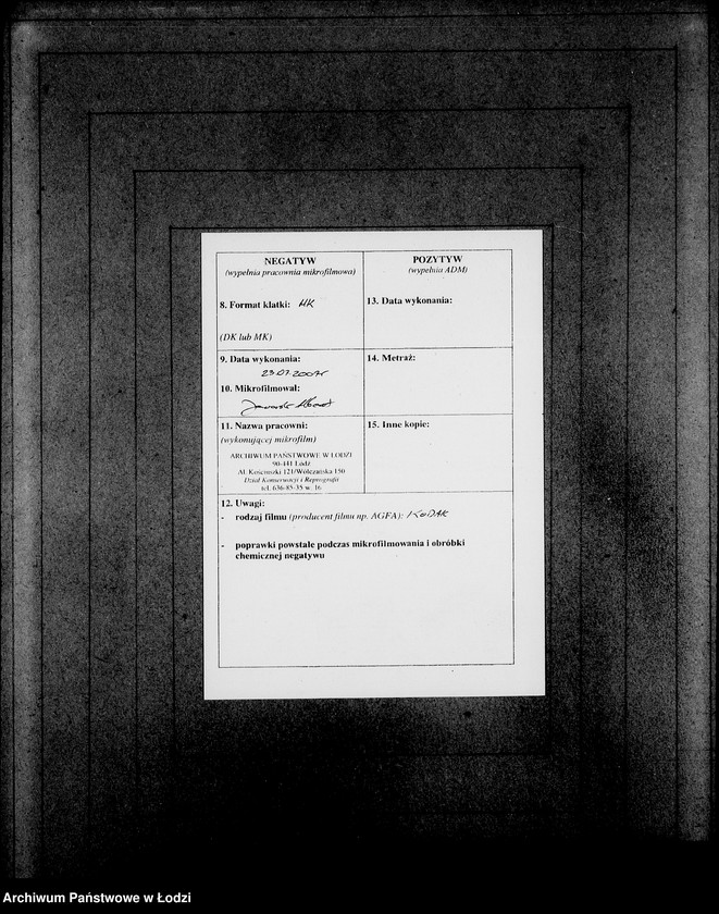 Obraz 3 z jednostki "Kasse u.Erledigte Anträge"