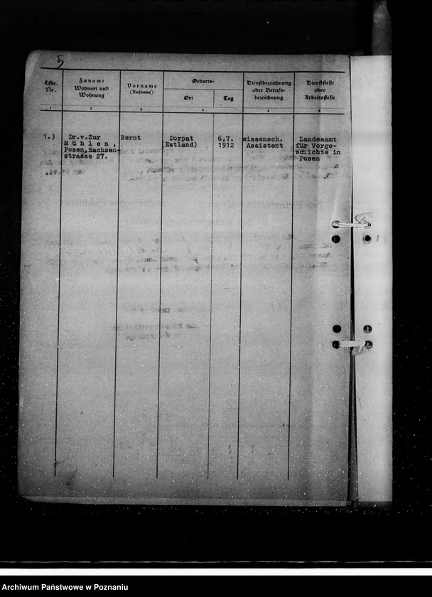 Obraz 10 z jednostki "Kriegsverdienstrauszeichnungen. Vorschläge der Reichsuniversität Posen"