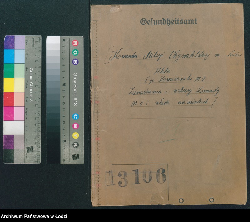 Obraz 2 z jednostki "[Akta I-go Komisariatu Milicji Obywatelskiej - zarządzenia i rozkazy Komendy Milicji Obywatelskiej i władz niemieckich]"