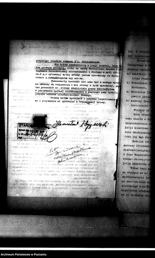 Obraz 6 z jednostki "Wykup gruntu dzierżawnego przez Stanisława Zbyszewskiego od Ludwika Chrystiana Stolberg-Wernigorode z majątku Potarzyce powiatu jarocińskiego"