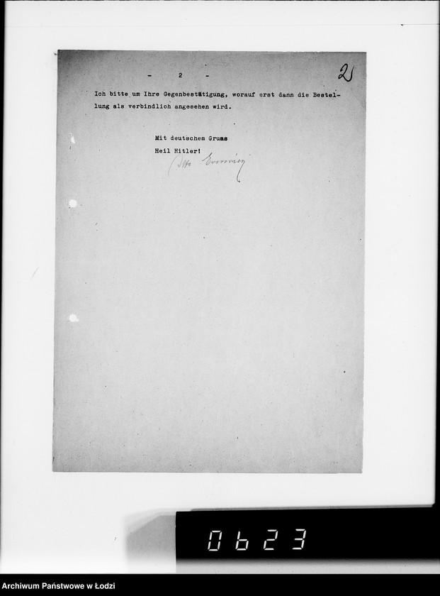 Obraz 6 z jednostki "[Korespondencja z firmą Otto Everwien w sprawie dostarczenia kojców dziecięcych]"