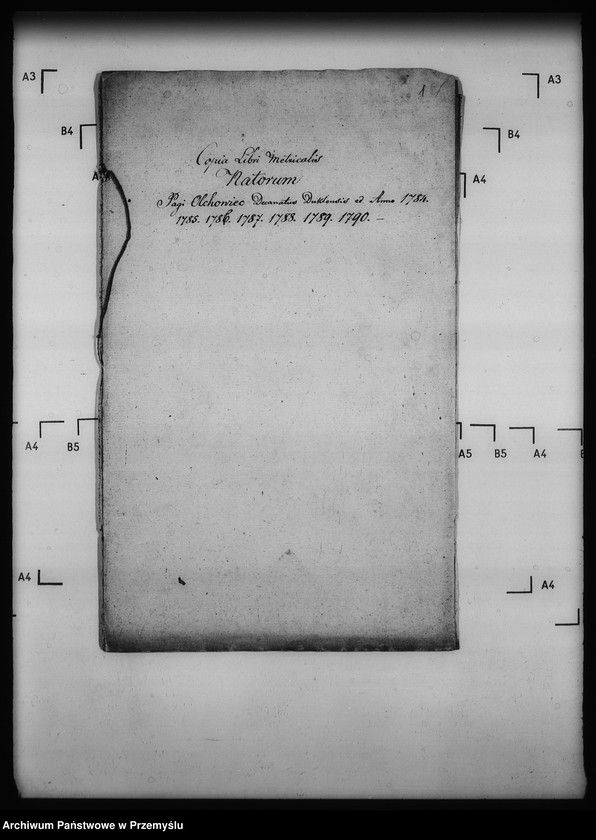 image.from.unit.number "[Kopie ksiąg metrykalnych parafii Olchowiec z filiami Ropianka, Wilsznia (dekanat Dukla)]"