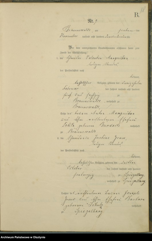 image.from.unit.number "Heiraths-Haupt-Register Nr 1 - 13"