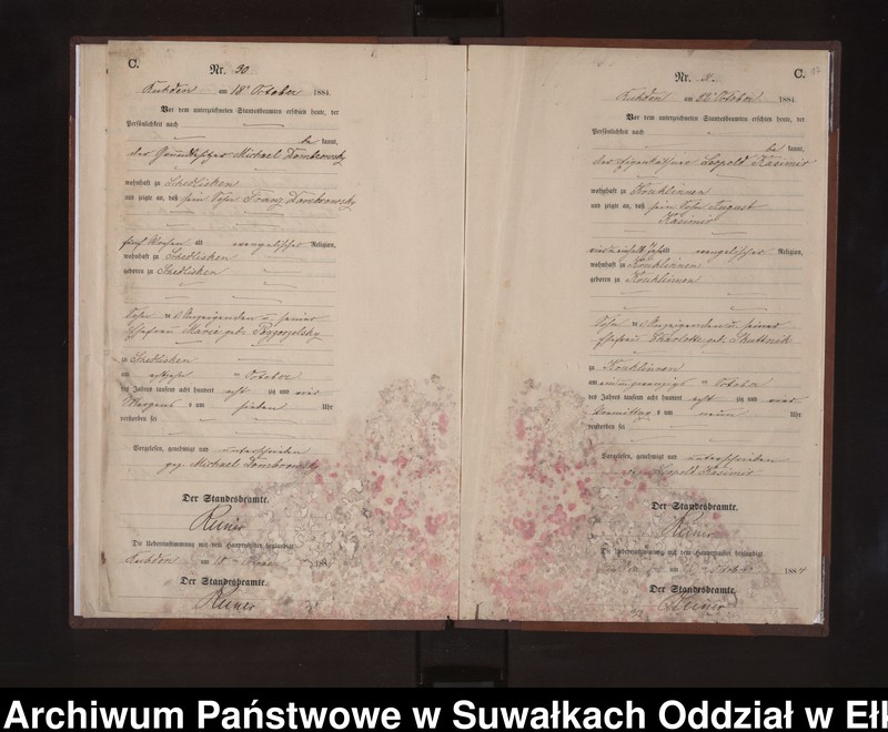 image.from.unit.number "Sterbe-Neben-Register des Preussischen Standes-Amtes Stasswinnen Kreis Loetzen"
