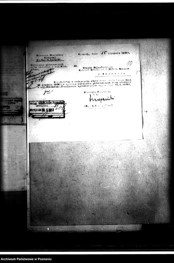 Obraz 14 z jednostki "Wyłączenie z art. 4 i 5 ustawy o wykonaniu reformy rolnej w powiecie wyrzyskim sprawy ogólne"