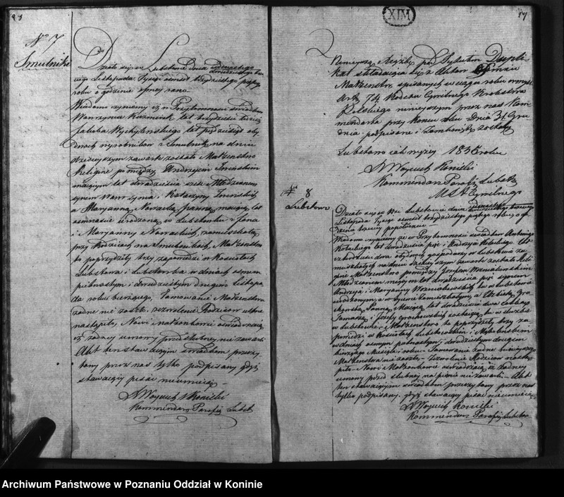 Obraz 17 z jednostki "Duplikat urodzonych, zaślubionych, zmarłych"