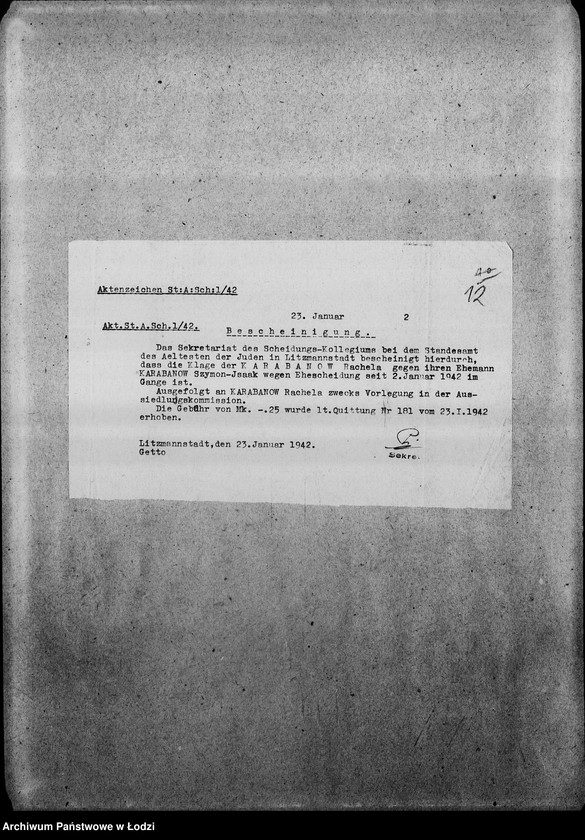 Obraz 14 z jednostki "[Sprawy rozwodowe]"