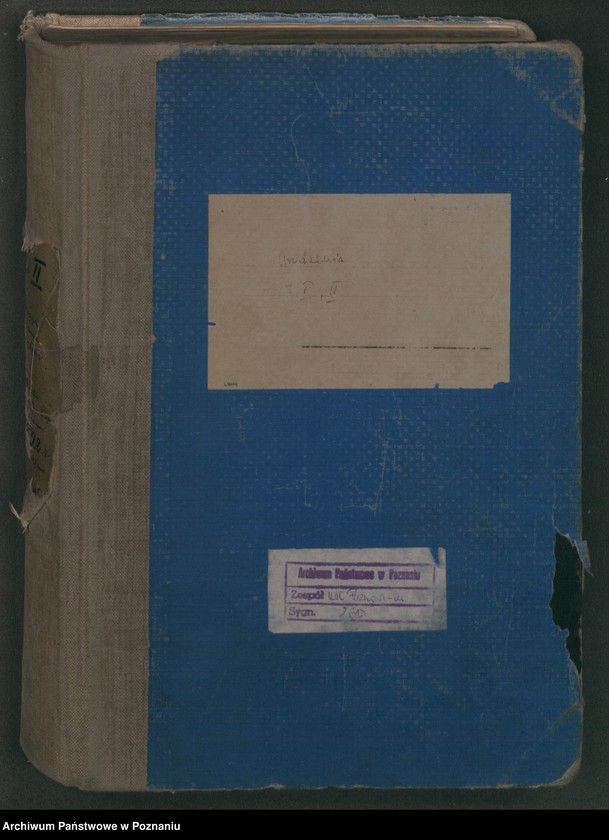 Obraz 2 z jednostki "Księga urodzeń t. I, II"