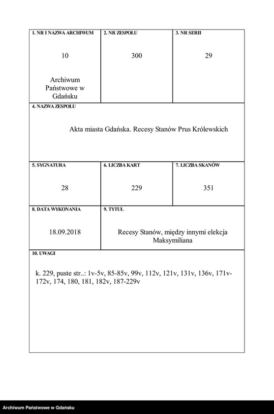 image.from.unit.number "Recesy Stanów, między innymi elekcja Maksymiliana"