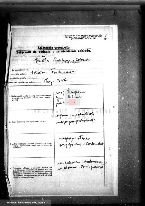 Obraz 10 z jednostki "/Gorzelnia W. Forstmanna Szczepowice, pow. kościański projekt rozbudowy/"