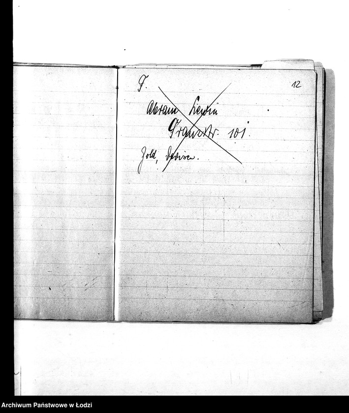 Obraz 15 z jednostki "Verstecktes Judengut [Nazwiska i adresy Żydów ukrywających dewizy, kosztowności, futra i inne]"