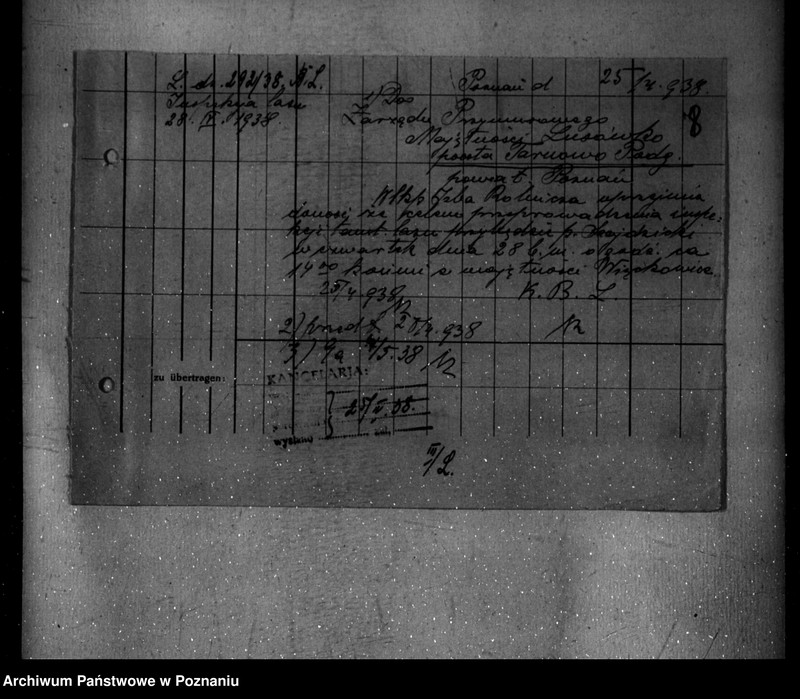 Obraz 12 z jednostki "Nadzór nad gospodarką w lasach majętności Lusówko powiatu poznańskiego"