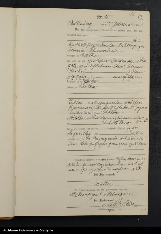 image.from.unit.number "Sterbe-Neben-Register Nr 1 - 156"
