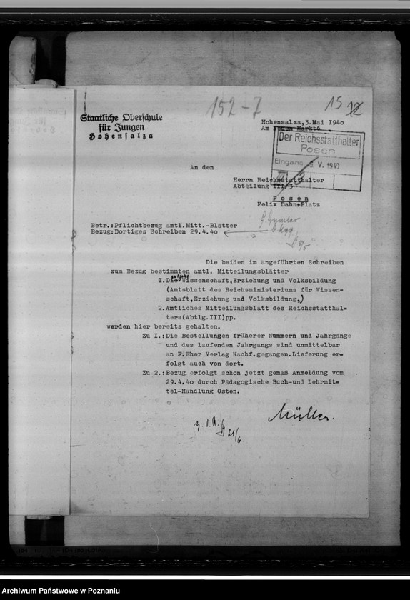 Obraz 19 z jednostki "Oberschule Hohensalza (Inowrocław)"