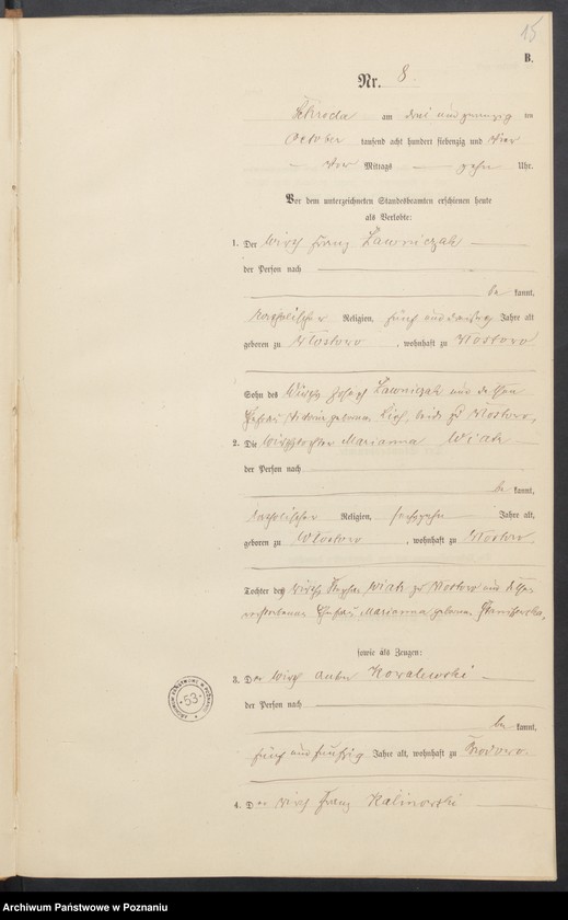 image.from.unit.number "Księga małżeństw"