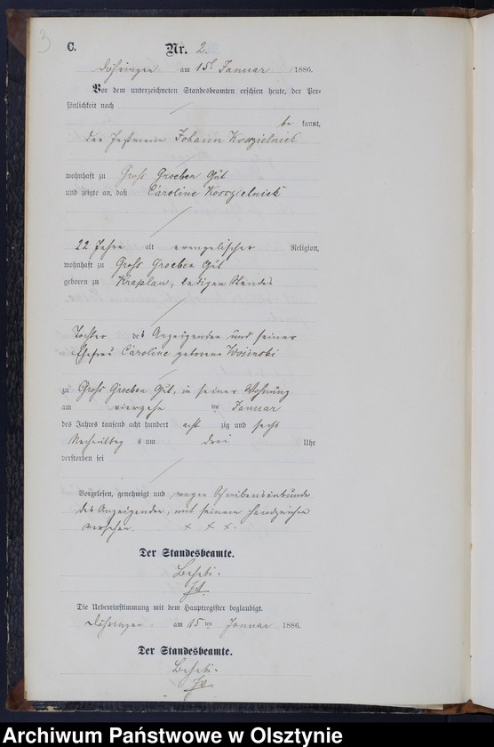 image.from.unit.number "Sterbe-Neben-Register Nr 1 - 69"